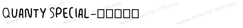 Quanty Special字体转换